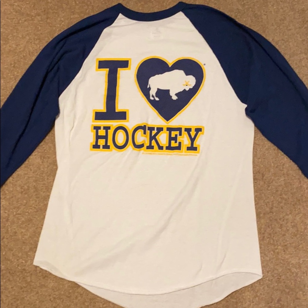 Augusta Sportswear Buffalo Sabres 3/4 Baseball Tee